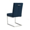 Bentley Designs Tivoli Cantilever Dark Blue Velvet Chair (Pair)