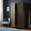 Bentley Designs Turin Dark Oak Double Wardrobe 2690-82