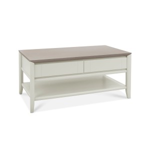 Bentley Designs Bergen Grey Painted Coffee Table with Drawers Bentley Designs Bergen Grey Painted Coffee Table with Drawers