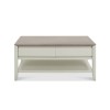 Bentley Designs Bergen Grey Painted Coffee Table with Drawers