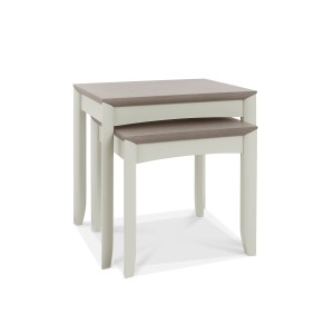 Bentley Designs Bergen Grey Painted Nest of Lamp Tables Bentley Designs Bergen Grey Painted Nest of Lamp Tables