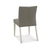 Bentley Designs Bergen Grey Painted & Titanium Upholstered Chair (Pair)