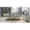 Bentley Designs Bergen Grey Painted 4-6 Seater Extension Dining Table