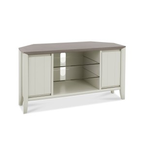 Bentley Designs Bergen Grey Painted Corner Entertainment Unit Bentley Designs Bergen Grey Painted Corner Entertainment Unit