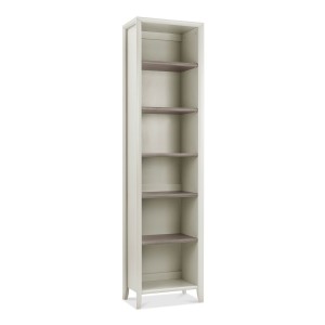 Bentley Designs Bergen Grey Painted Narrow Bookcase Bentley Designs Bergen Grey Painted Narrow Bookcase