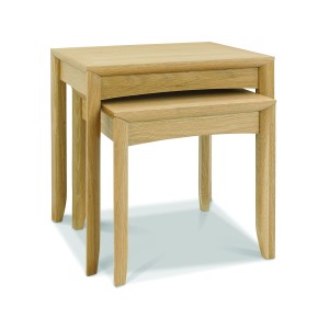Bentley Designs Bergen Oak Nest of Lamp Tables Bentley Designs Bergen Oak Nest of Lamp Tables