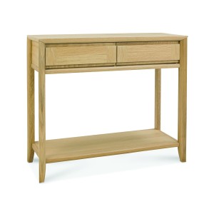 Bentley Designs Bergen Oak Console Table with Drawer Bentley Designs Bergen Oak Console Table with Drawer