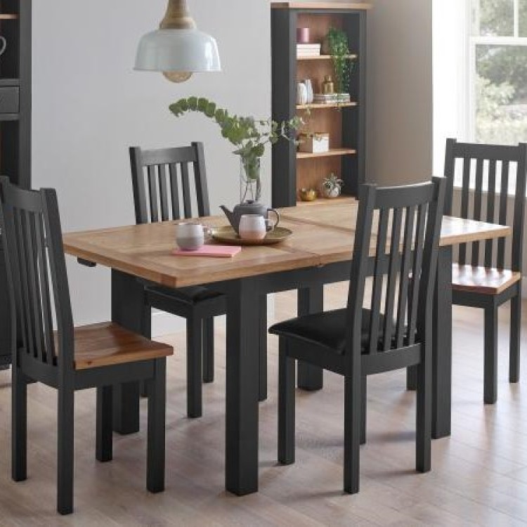 Vancouver Compact Black Grey Painted Range