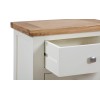 Dortmund Ivory Painted Furniture 3 Drawer Bedside Table