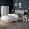 Montreux Soft Grey Painted Furniture Diamond Stitch Bedstead 4'6