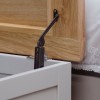 Diamond Oak Top Grey Painted Furniture Blanket Box