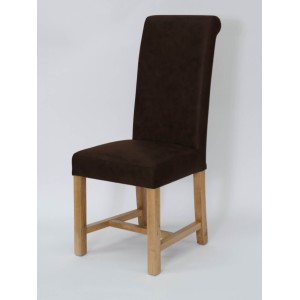 Homestyle Opus Oak Furniture Henley Espresso Leather Dining Chair (Pair) Homestyle Opus Oak Furniture Henley Espresso Leather Dining Chair (Pair)