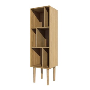 Scandic Solid Oak Furniture Narrow Cabinet Scandic Solid Oak Furniture Narrow Cabinet