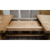 Deluxe Solid Oak Furniture Super Oval Extending 6-10 Seater Table