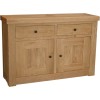 Bordeaux Solid Oak Furniture 2 Door 2 Drawer Sideboard RG92DSB