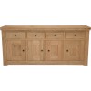 Bordeaux Solid Oak Furniture 4 Door 4 Drawer Sideboard  RG94DSB