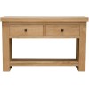 Bordeaux Solid Oak Furniture Console Table RG9HT