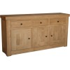 Bordeaux Solid Oak Furniture 3 Door 3 Drawer Sideboard  RG93DSB