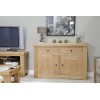 Bordeaux Solid Oak Furniture 2 Door 2 Drawer Sideboard RG92DSB