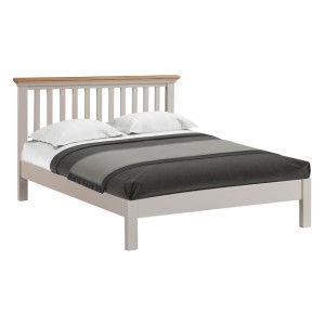 Cotswold Solid Oak Cream Painted Furniture 4ft6 Double Bed Cotswold Solid Oak Cream Painted Furniture 4ft6 Double Bed