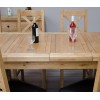 Deluxe Solid Oak Furniture Medium Extending 4-8 Seater Table