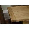 Deluxe Solid Oak Furniture Small Extending 4-6 Seater Table
