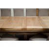 Deluxe Solid Oak Furniture Super Cross Leg Ext 10-14 Seater Table