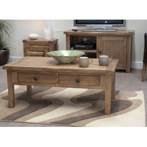 Rustic Solid Oak Furniture Coffee Table With Drawers Rustic Solid Oak Furniture Coffee Table With Drawers