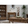 Rustic Solid Oak Furniture Coffee Table With Drawers