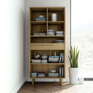 Scandic Solid Oak Furniture Large Bookcase Scandic Solid Oak Furniture Large Bookcase