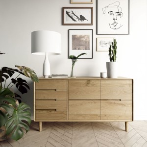 Scandic Solid Oak Furniture Large Sideboard Scandic Solid Oak Furniture Large Sideboard