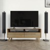 Scandic Solid Oak Furniture Medium TV Unit