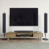 Scandic Solid Oak Furniture Wide TV Unit