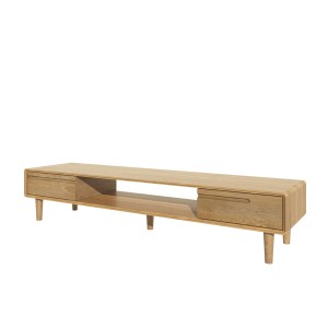 Scandic Solid Oak Furniture Wide TV Unit Scandic Solid Oak Furniture Wide TV Unit