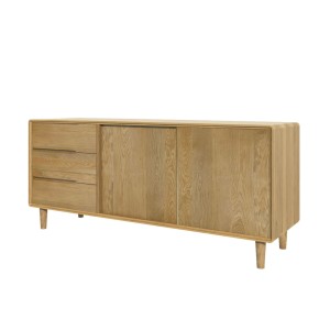 Scandic Solid Oak Furniture 3 Drawer 2 Door Wide Unit Scandic Solid Oak Furniture 3 Drawer 2 Door Wide Unit