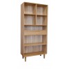 Scandic Solid Oak Furniture Large Bookcase