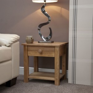 Milano Oak Furniture Lamp Table Milano Oak Furniture Lamp Table