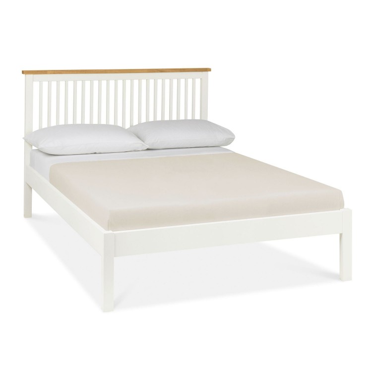 Atlanta Two Tone Painted Furniture King Size 5ft Bed Low Footend
