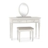 Montreux Soft Grey Painted Oak Furniture Stool