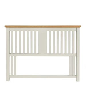 Hampstead Soft Grey & Pale Oak Furniture Double Bed 4ft 6 Headboard Hampstead Soft Grey & Pale Oak Furniture Double Bed 4ft 6 Headboard