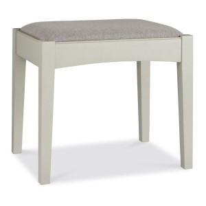 Hampstead Soft Grey & Pale Oak Furniture Dressing Table Stool Hampstead Soft Grey & Pale Oak Furniture Dressing Table Stool