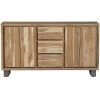 Indian Hub Acacia Baltic Live Edge Furniture Extra Large Sideboard LD09