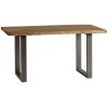 Indian Hub Acacia Baltic Live Edge Furniture Dining Table 1.5m LD03