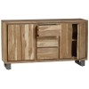 Indian Hub Acacia Baltic Live Edge Furniture Extra Large Sideboard LD09