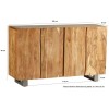 Indian Hub Acacia Baltic Live Edge Furniture Large Sideboard LD08