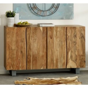 Indian Hub Acacia Baltic Live Edge Furniture Large Sideboard Indian Hub Acacia Baltic Live Edge Furniture Large Sideboard LD08