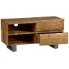 Indian Hub Acacia Baltic Live Edge Furniture Small TV Unit LD11