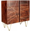 Indian Hub Mango Dark Gold Furniture Medium Sideboard