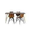 Indian Hub Mango Dark Gold Furniture Dining Table