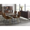 Indian Hub Mango Dark Gold Furniture Dining Table